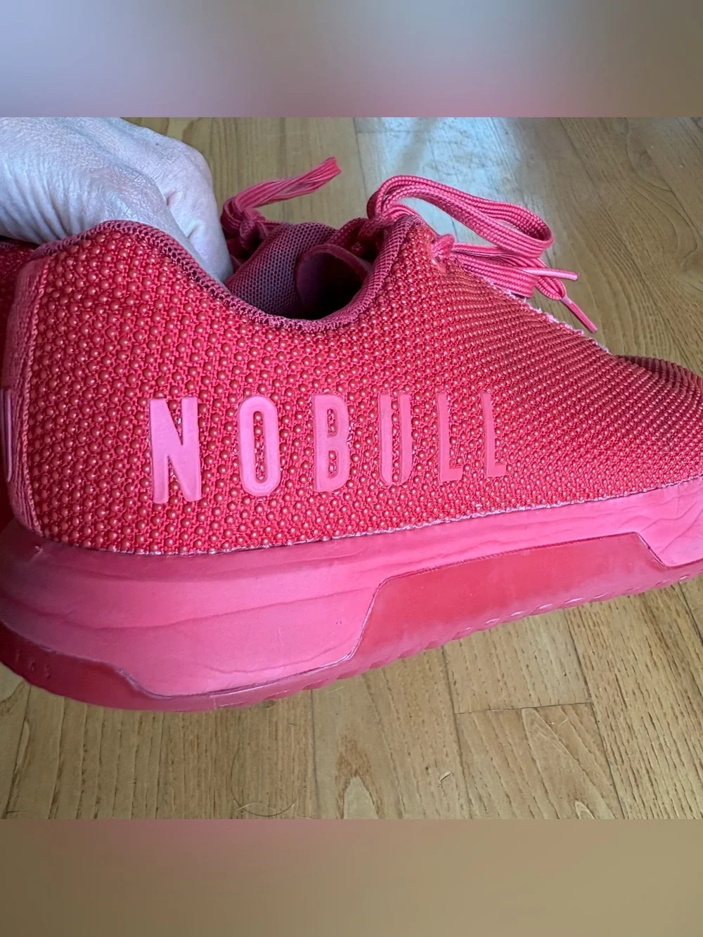 NOBULL Outwork cross-training shoes Super fabric Red Women’s Size 9 Sneakers